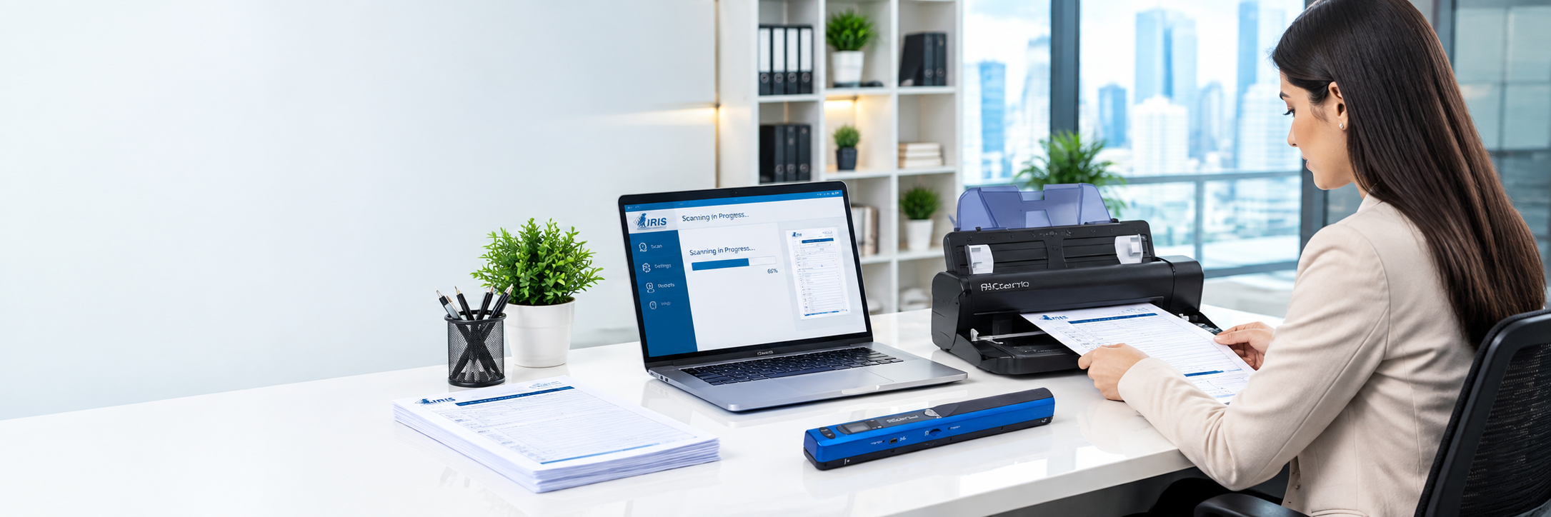IRIS Document Scanner Banner